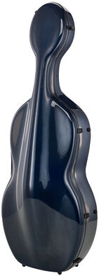 Musilia S3 Cello Case TBLU/BLK Trans Blue