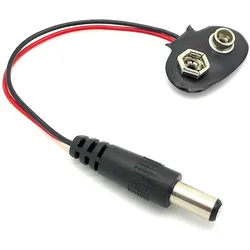 Adapterkabel 9V Batterieclip - Hohlstecker 5,5x2,1mm