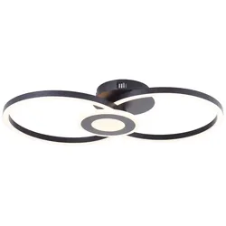 Brilliant Avanza LED Deckenleuchte schwarz