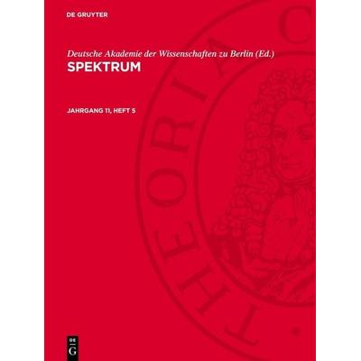 Spektrum, Gebundene Ausgabe von , De Gruyter, 978-3-11-278194-4
