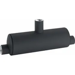 Lufttopf DN150 waagerecht Rp2 1/2 2 x 2 1/2'' Muffe + 1/2'' grundiert 350 mm