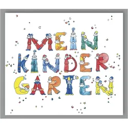 Daiber, Bilderrahmen, 1x25 Clowns-Mein Kinder- Garten Kinder Portraitmappen (25 x 21.50 cm)