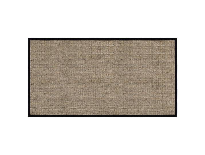Dixie Jenny Sisal deurmat natuur-zwart 80x150 cm