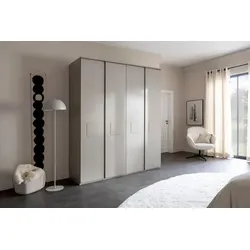 SCHÖNER WOHNEN-Kollektion Kleiderschrank Multiline 200 x 229 cm Lack Grau Taupe