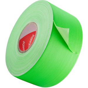 Poppstar Gewebeband 1011222, Neon, grün fluoreszierend, 50mm x 25m