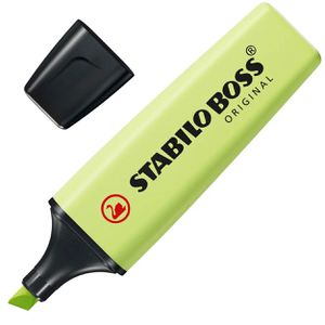 Stabilo Textmarker Boss Original Pastel, Strichbreite 2 - 5mm, Prise von Limette
