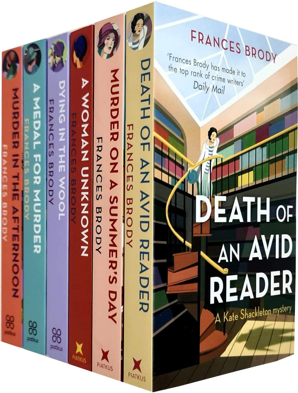 Piatkus Kate Shackleton Mysteries 6 Books Collection Set by Frances Brody - Paperback Historical Cosy Crime Fiction - Yorkshire Detective Series
