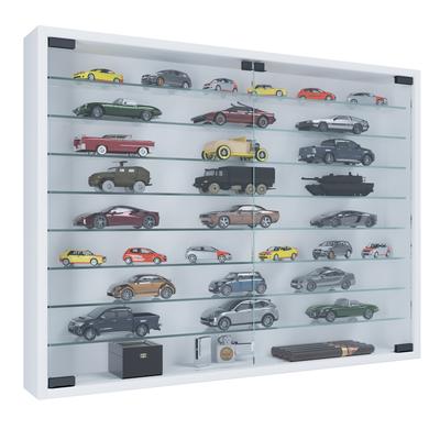 Wandregal VCM "Hängevitrine Wandvitrine Sammel Deko Mandosa XXL", weiß, B:80cm T:10cm, Regale, Wandregal