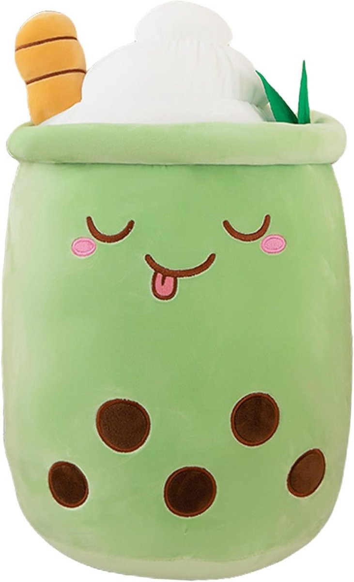 Boba Pluche Kussen Groen - 35 cm