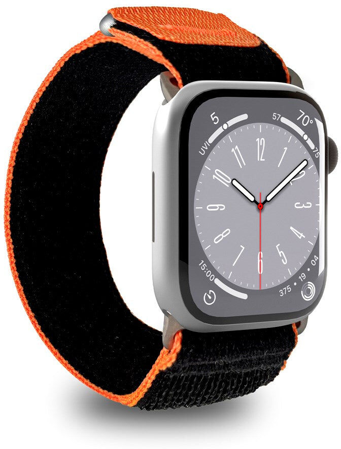 PURO TRIAL LOOP Rem - Apple Watch (38/40/SE/41/42mm) - Sort/Orange