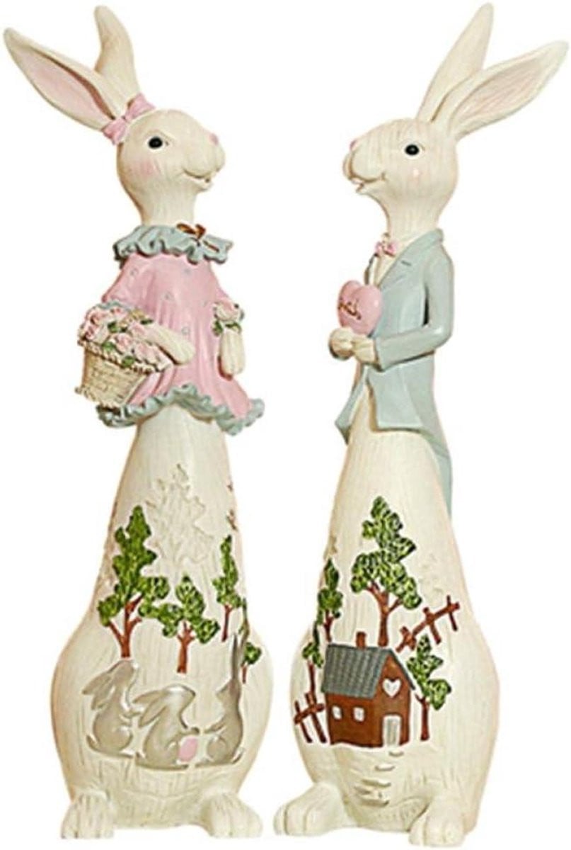 Moderne Hars Beeldjes Koppel Figuren voor Huisdecoratie