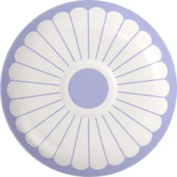 Fleur Cappuccinotassenuntertasse, Bleu