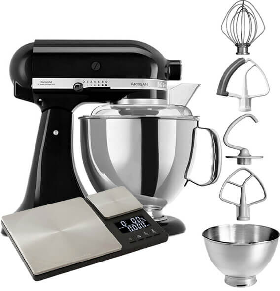 KitchenAid Artisan Mixer 175 Onyx Black  With FREE Gift