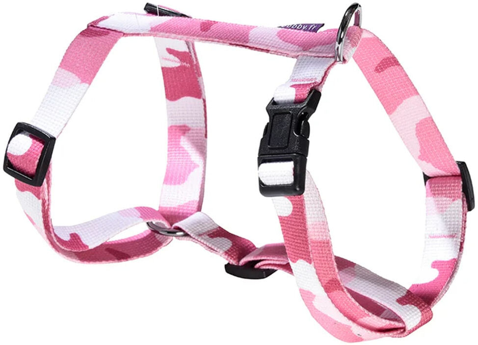 Croci Pettorina Cane Bobby Camouflage Rosa S