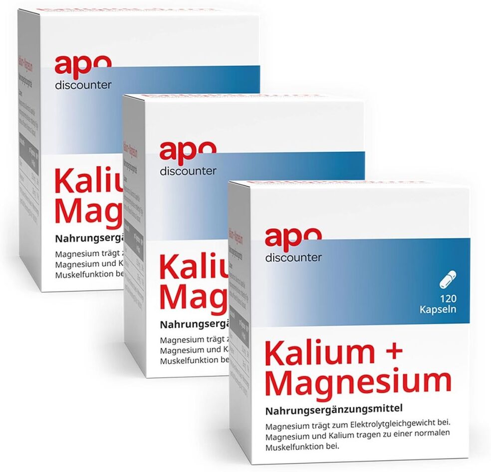 Kalium und Magnesium Aktiv Kapseln von apodiscounter