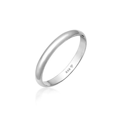 Partnerring ELLI PREMIUM "Ring Bandring Ehering 585 Weißgold" Gr. 54, weiß, Fingerringe, Damen, 54, Weißgold 585