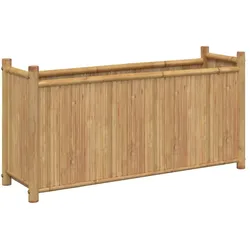 vidaXL Pflanzkübel 100x30x50 cm Bambus