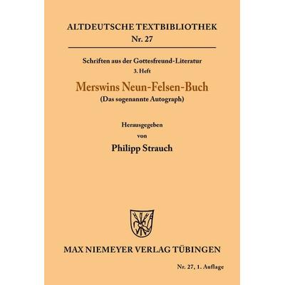 Schriften aus der Gottesfreund-Literatur, Taschenbuch von Rulman Merswin, De Gruyter, 978-3-11-048274-4