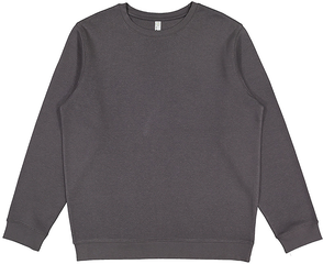 LAT 6925 Fleece Sweatshirt in Charcoal size 3XL   Cotton/Polyester Blend