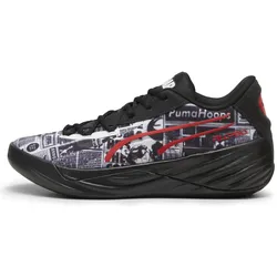 Puma, Unisex, Hallenschuhe, All-Pro NITRO Media Day (44), Schwarz, Rot, Weiss