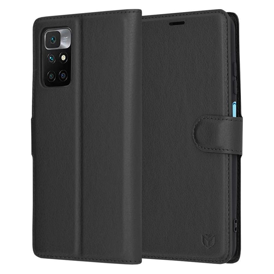 Techsuit - Leather Folio - Xiaomi Redmi 10 / Redmi 10 2022 - Black (Xiaomi Redmi 10) (56348101)