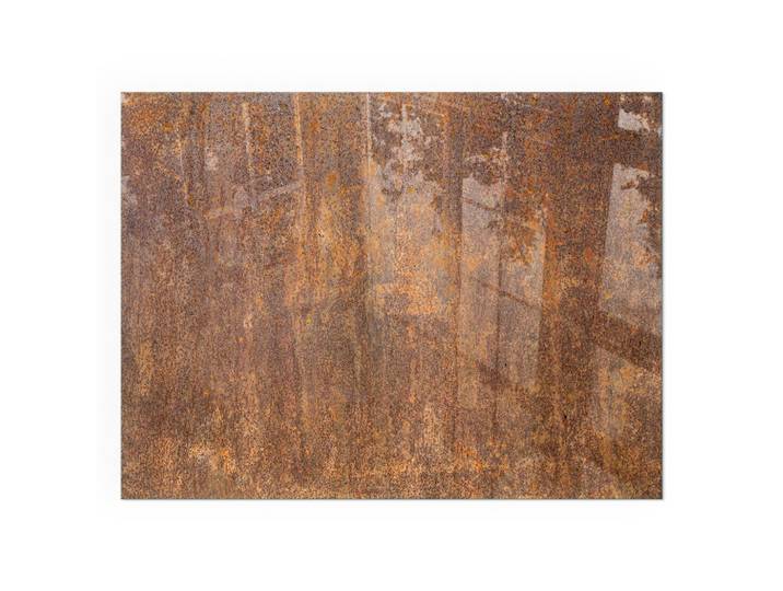 KAMINBODENPLATTE 80x60 cm - Rosttextur für den Hintergrund