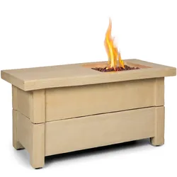 Corinth Gas-Feuerstelle 40.000BTU/13kW Abdeckung Edelstahlbrenner