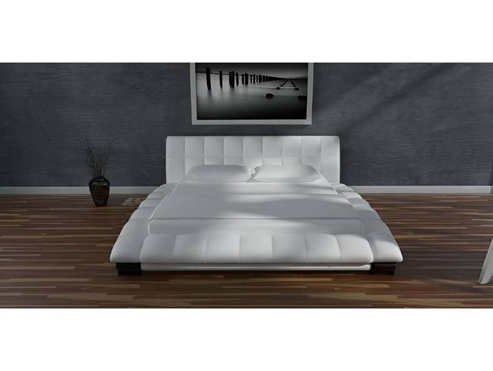 JVmoebel, Wasserbett Lederbett SANTANA mit Polsterung und Matratze in modernem Design