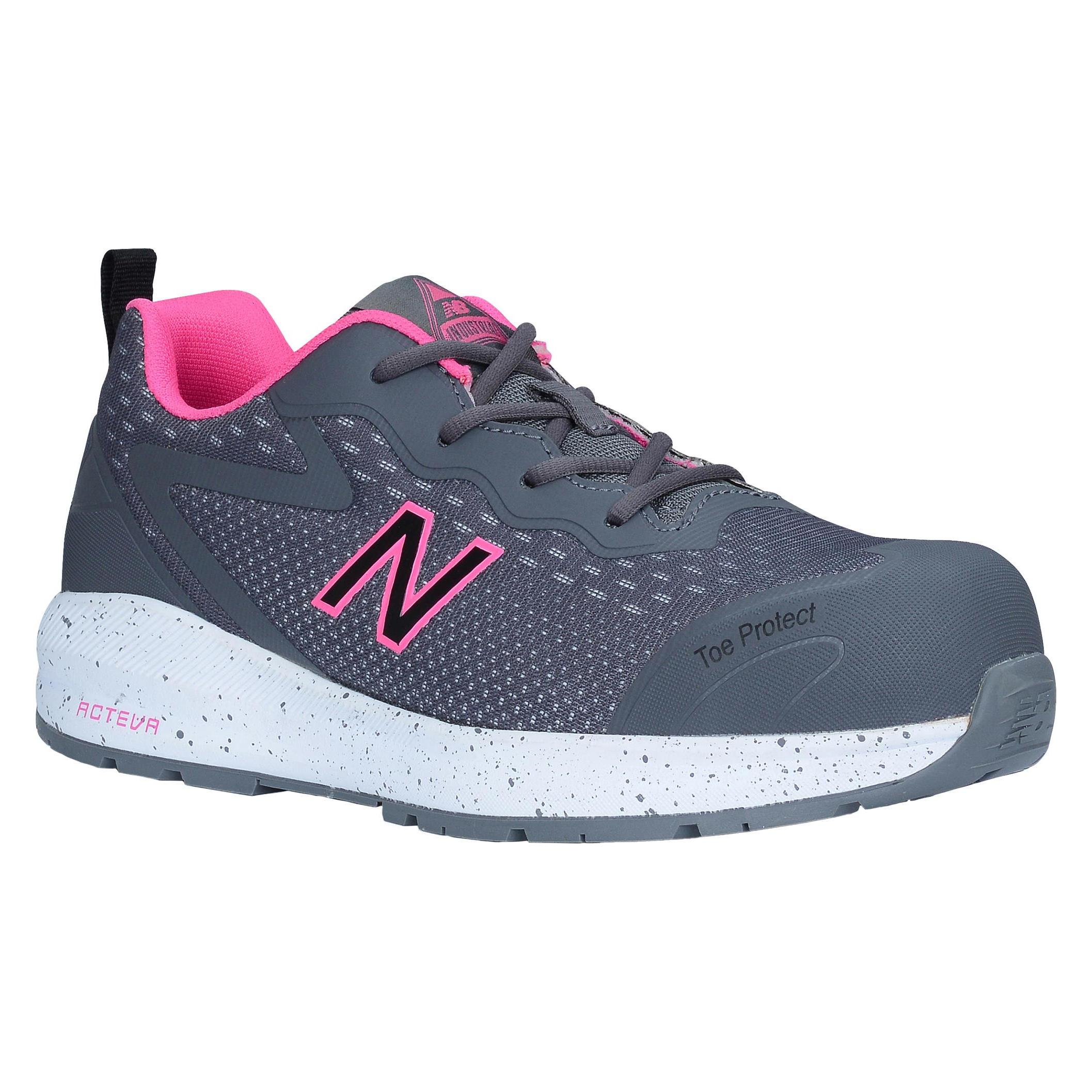 New Balance Sicherheits-Halbschuh S1P NB LOGIC WOMENS,Gr.40,grau/pin (S1P, 40) (WIDLOGI-1264-40)
