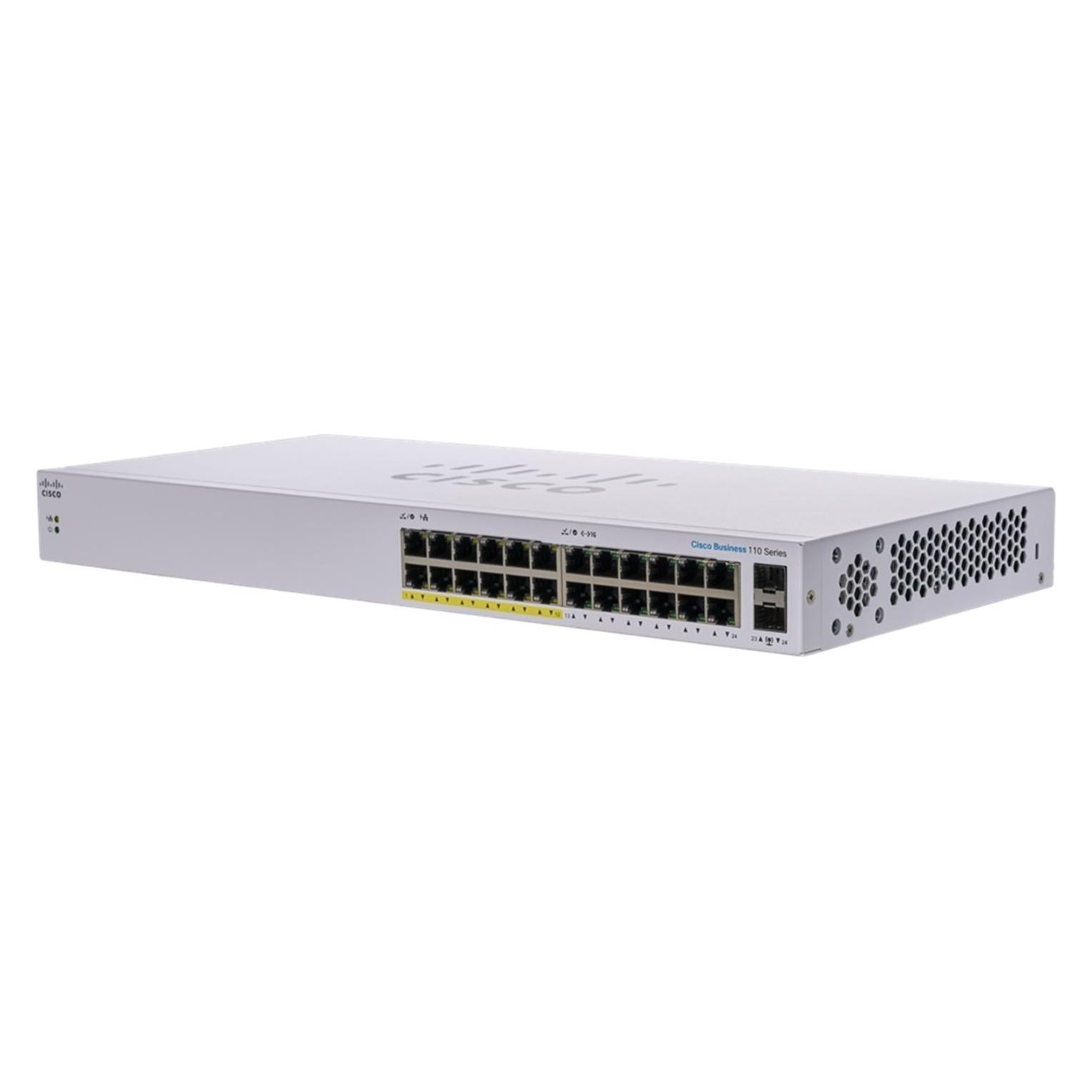 Cisco Business 110 Series 110-24PP - Swi (24 Ports) (CBS110-24PP-EU-RF)