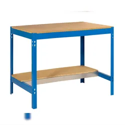 Proregal Werkbank Buffalo | HxBxT 84x120x76cm | Traglast 600kg | Blau
