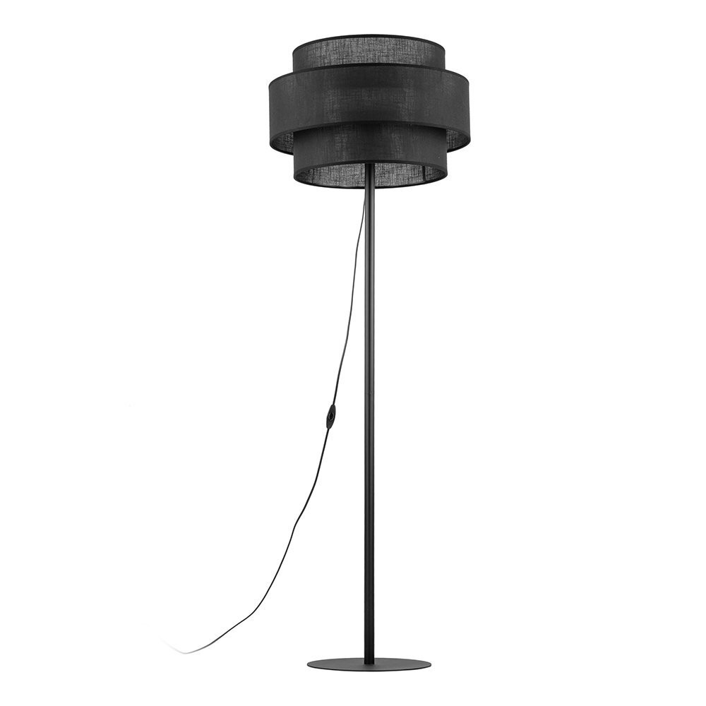TK Lighting Standaardlamp CALISTO zwart