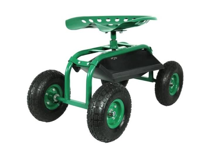 Varan Motors - tc4501A siège de jardinage 150kg chariot de jardin Banc roulant chariot d'atelier siège de travail