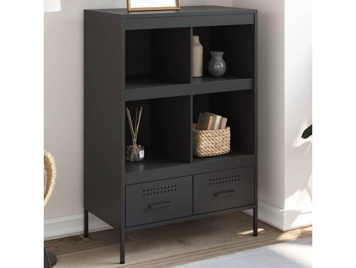 vidaXL Highboard noir 68x39x101\,5 cm acier