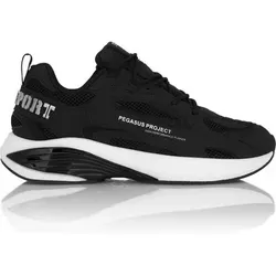 PLEIN SPORT Low-Top-Sneaker Pegasus, Größe 46 in Schwarz 02