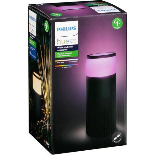 Philips Hue Calla LED Sockelleuchte Erweit.schw.