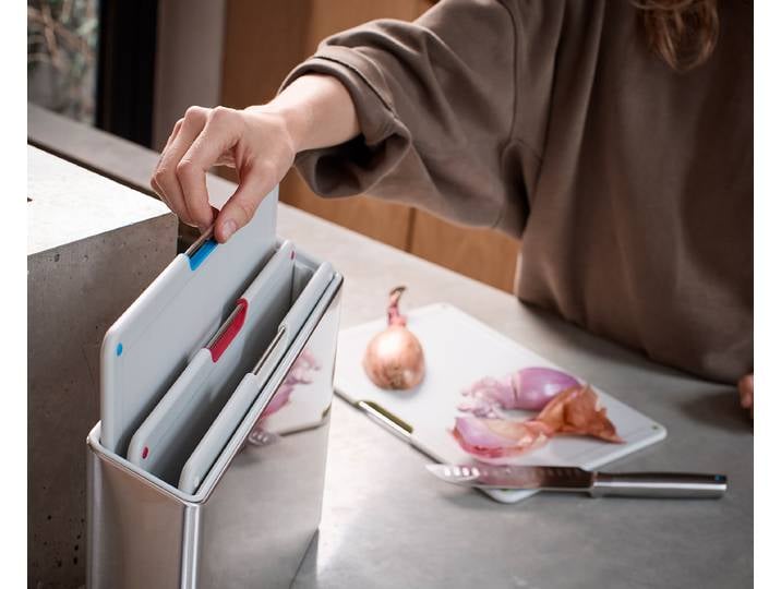 Schneidebretter Folio 4-teilig 36 x 27 x 7cm Grau/Lichtgrau
