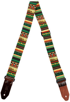 Minotaur Guitar Strap Jacqu. South Am. Orange