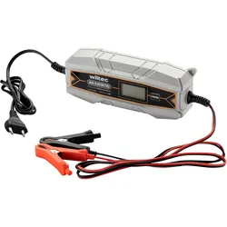 Wiltec, Autobatterie Ladegerät, Ladegerät 6-12V Batterieladegerät 10-120Ah Autobatterie Kfz LCD-Display (4 A, 12V, 6V)