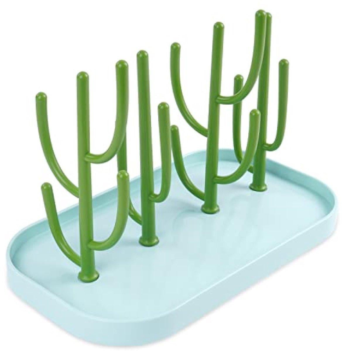 PromoHome Flesdroogrek voor babyflessen en accessoires met 12 houders, BPA-vrij