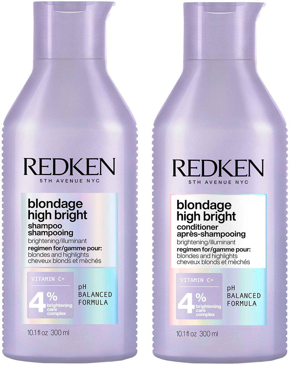 600ml Redken blondage high bright Set (Shampoo 300ml + Conditioner 300ml)