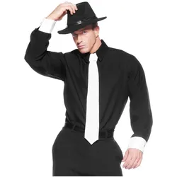 Underwraps Gangster Shirt und Krawatte (XL)