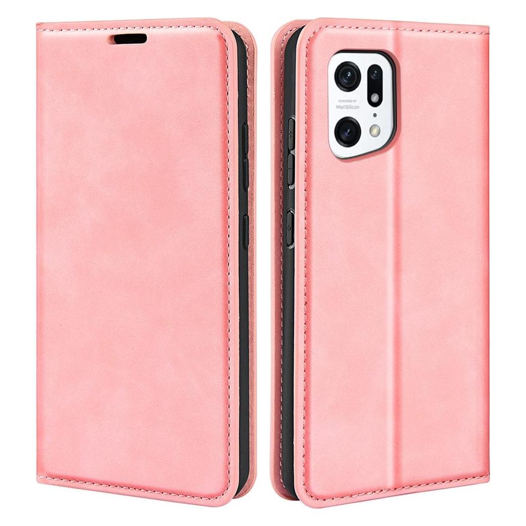 Cover-Discount OPPO Find X5 - Stand Flip Case Hülle rosa (Oppo Find X5) (103005877B)