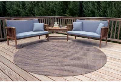Lush Decor Monaco Wave Indoor/Outdoor Area Rug