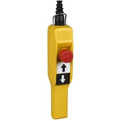 Schneider Electric Hand Pendel-Steuereinheit 3-Funktion, Schalter + Taster, Gelb