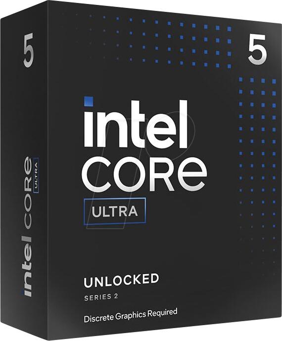 Intel Core Ultra 5 245KF Prozessor (24M Cache, up to 5.20 GHz) FC-LGA18W, Boxed BX80768245KF