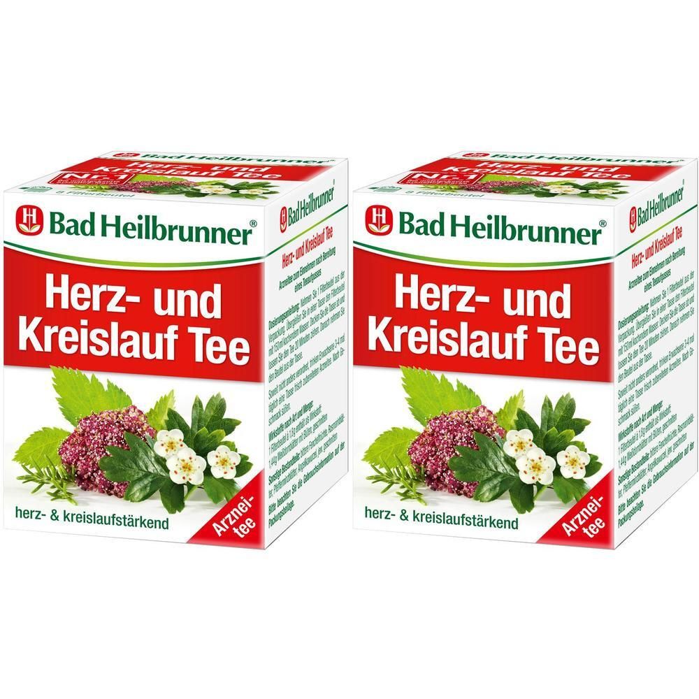 BAD Heilbrunner Herz- und Kreislauftee N Fbtl. 2x 2x8x1,5 g Filterbeutel