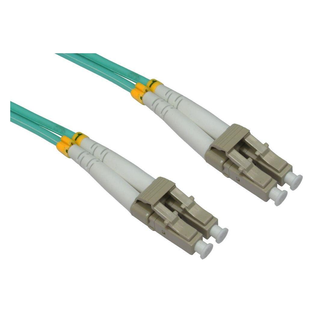 Cables Direct 1M LC-LC 50/125 MMD OM3 CABLE - AQUA (1 m) (FB3M-LCLC-010)