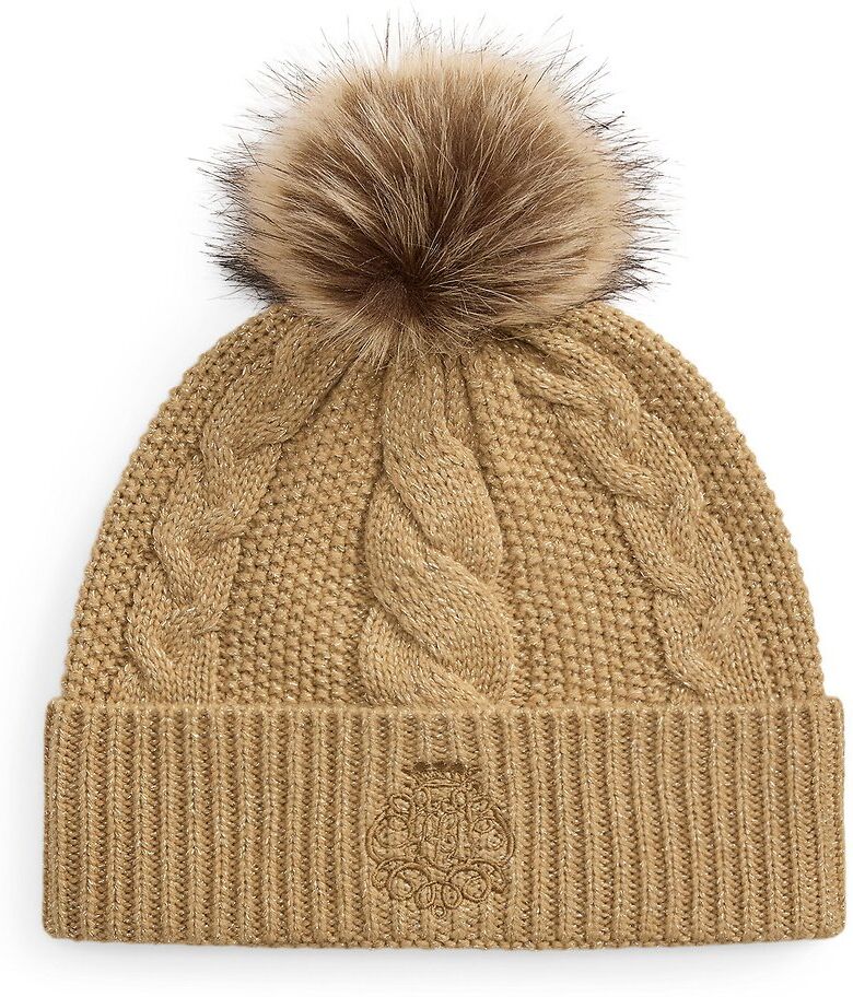 LAUREN RALPH LAUREN Bonnet torsadé à pompon