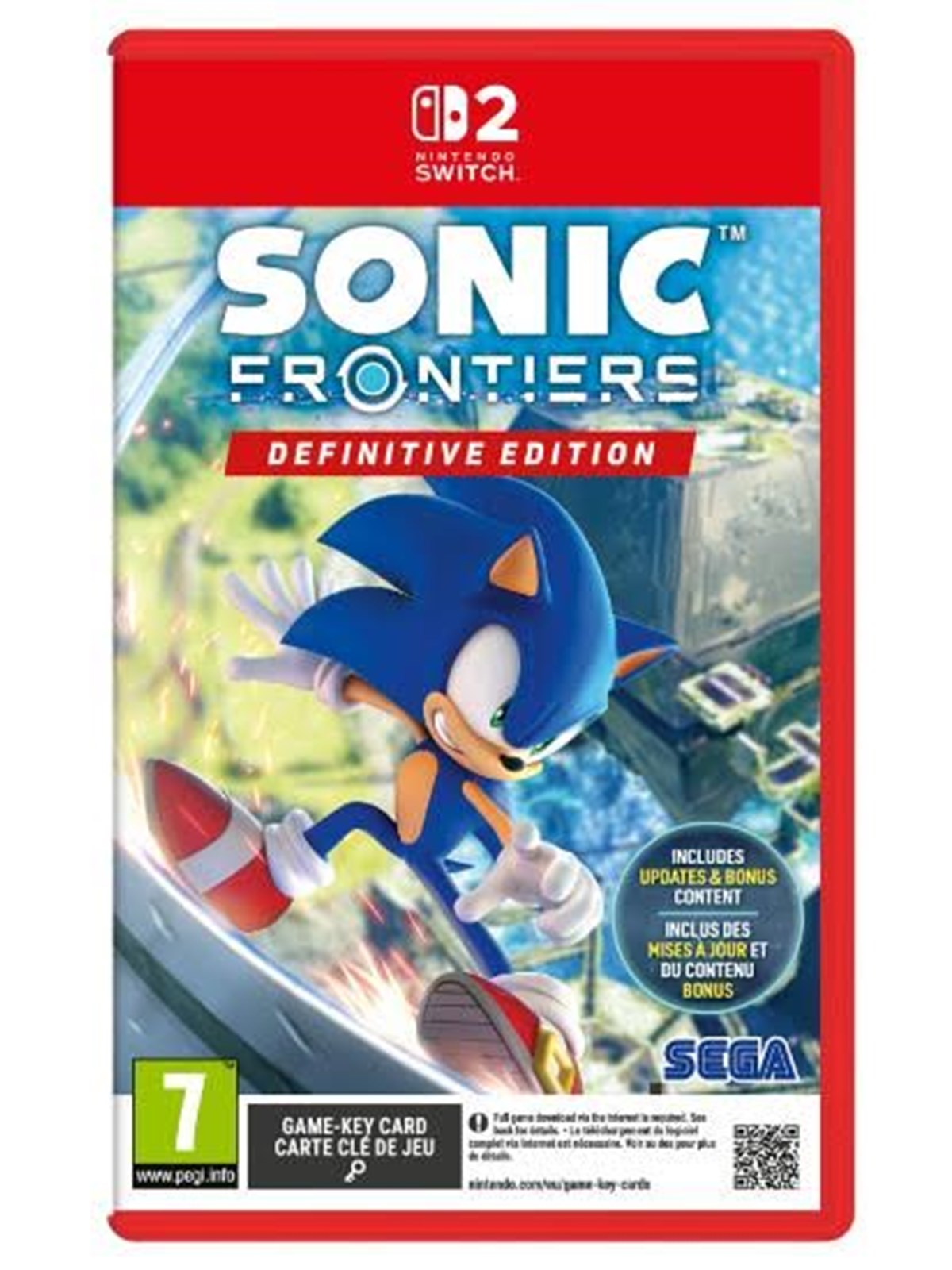 Sonic Frontiers (Definitive Edition) - Nintendo Switch 2 - Platformer - PEGI 7